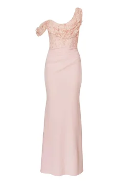 Quiz Pink Floral Drop Sleeve Maxi Dress Baby Pink Best