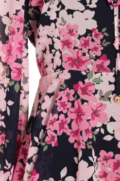 Quiz Pink Floral Tiered Playsuit Outlet