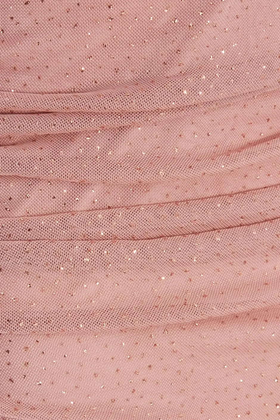 Quiz Pink Glitter Mesh Mini Dress