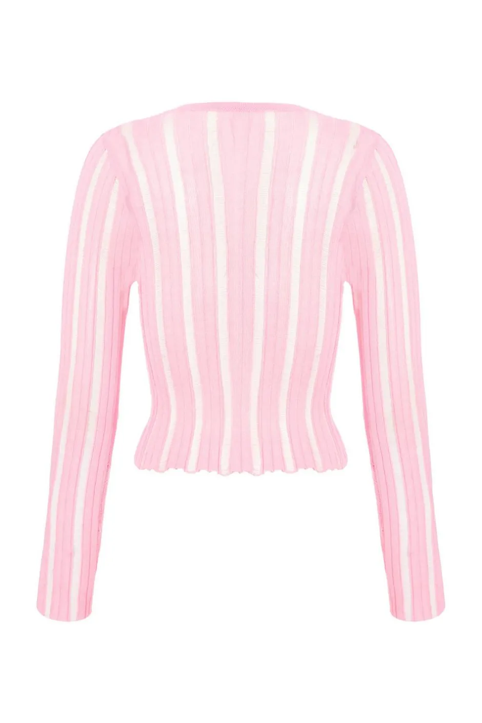 Quiz Knitted Diamante Jumper Pink Clearance