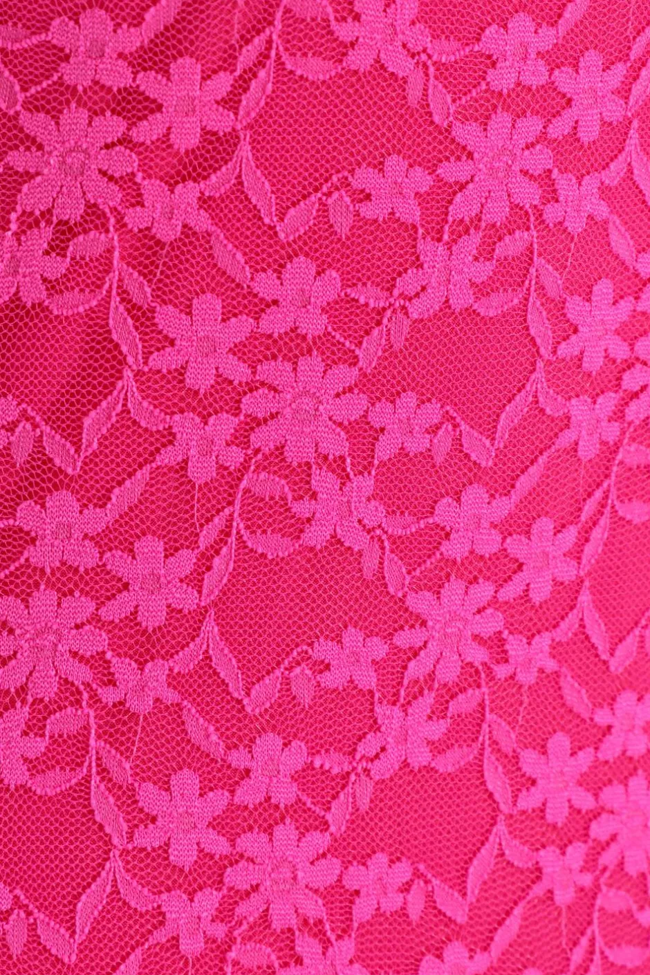 Quiz Pink Lace Mesh Midaxi Dress