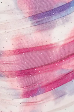 Quiz Pink Marble Print Midi Dress Best