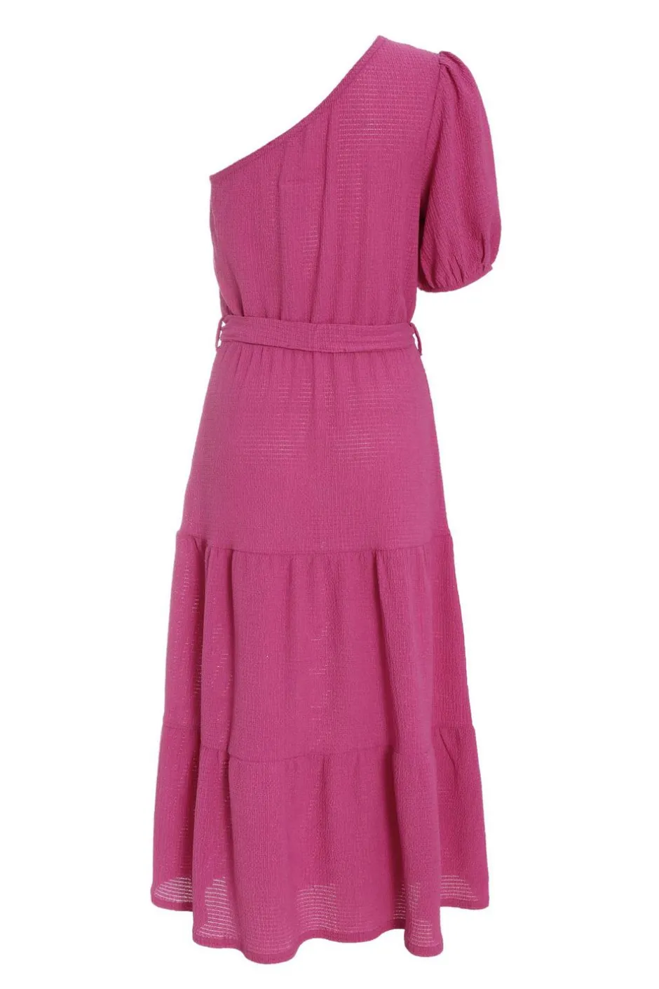 Quiz Pink One Shoulder Midi Dress Sale