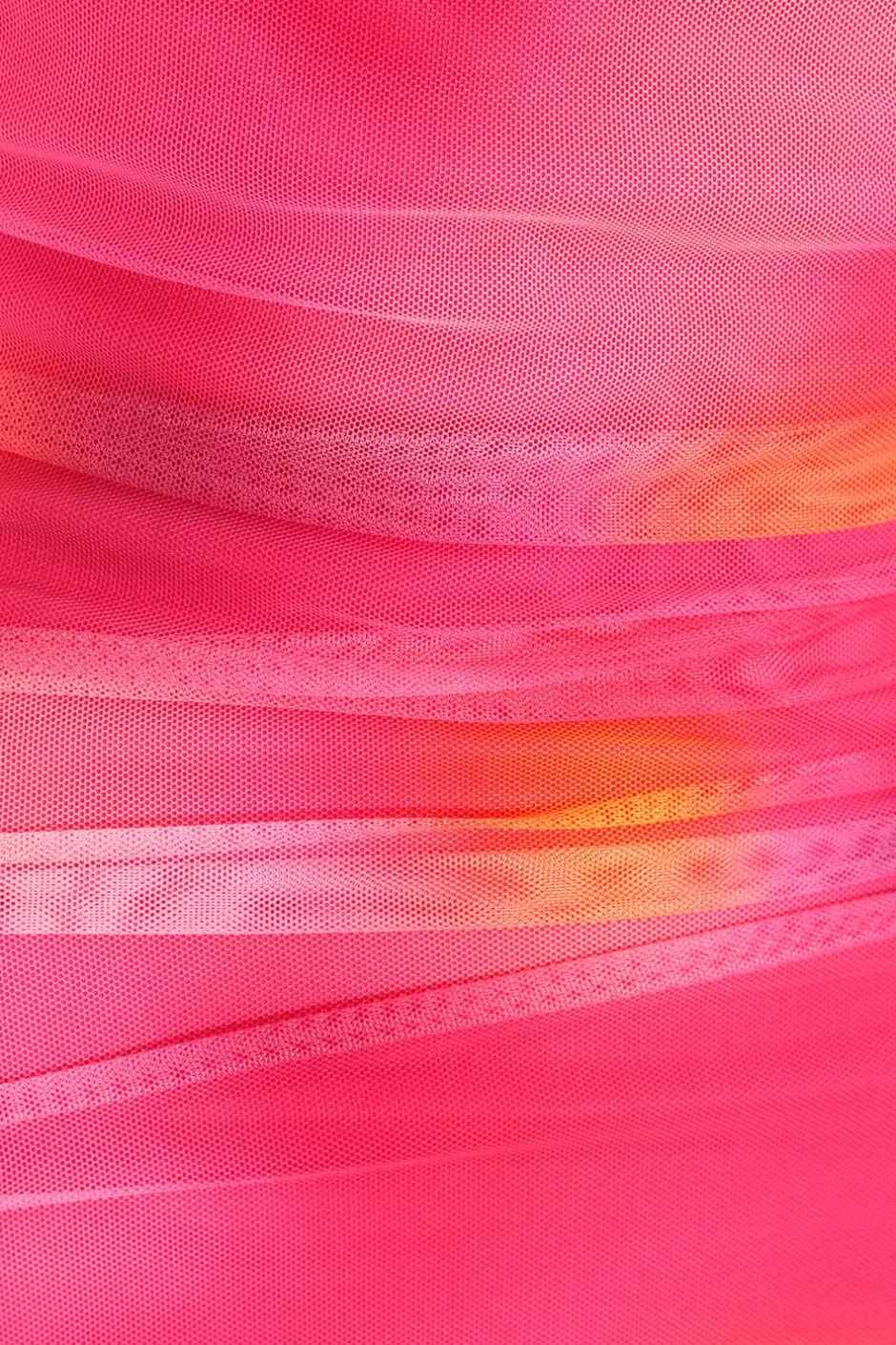 Quiz Pink Print Mesh Cowl Neck Midaxi Dress Discount