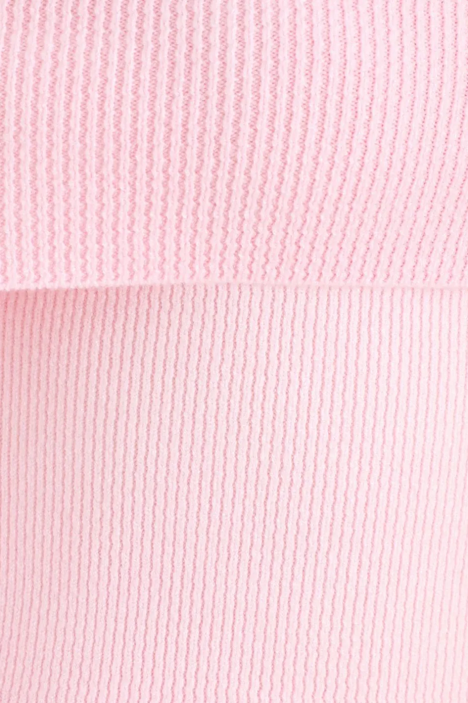 Quiz Pink Ribbed Bardot Jumper Light Pink Online