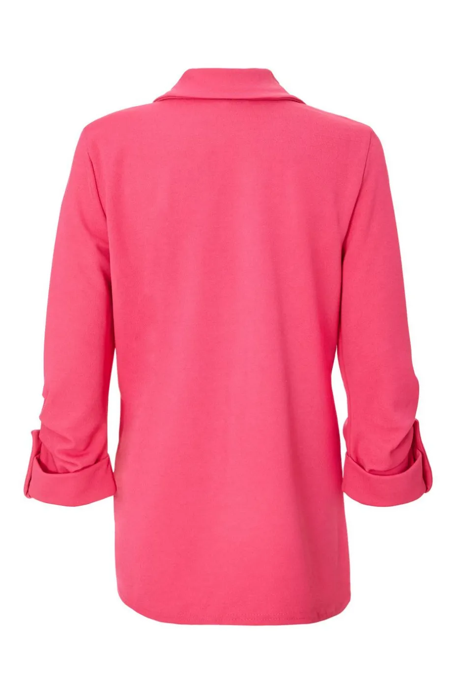 Quiz Ruched Sleeve Blazer Pink Online