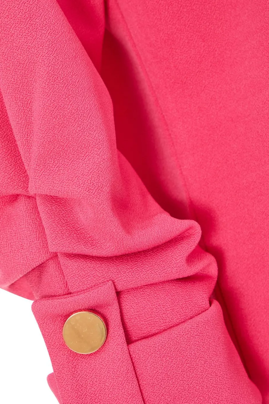 Quiz Ruched Sleeve Blazer Pink Online