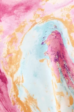 Quiz Pink Satin Marble Print Midaxi Dress Online