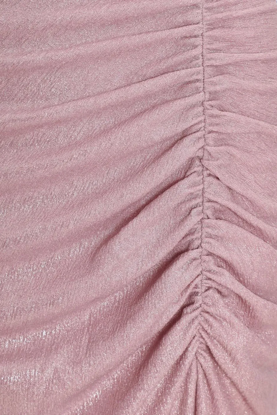 Quiz Pink Shimmer Ruched Maxi Dress Hot