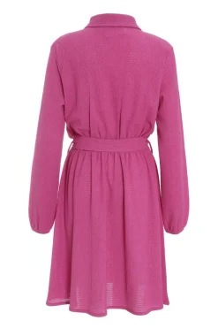 Quiz Pink Shirt Mini Dress Clearance