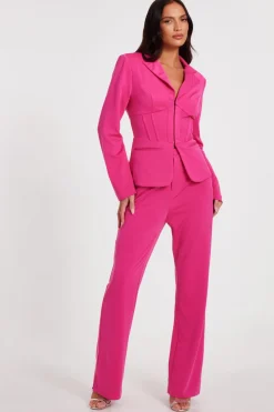 Quiz Tailored Blazer Pink New