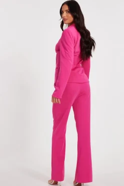 Quiz Tailored Blazer Pink New