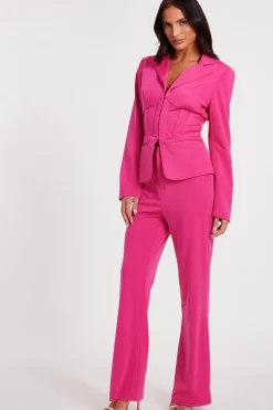 Quiz Tailored Blazer Pink New