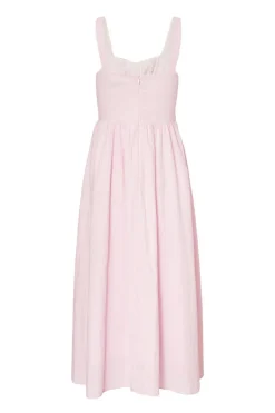 Quiz Pink Textured Midaxi Dress Outlet