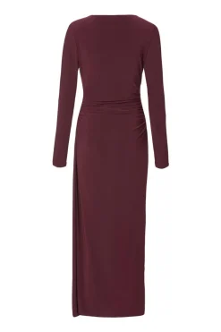 Quiz Plum Buckle Midaxi Dress Online
