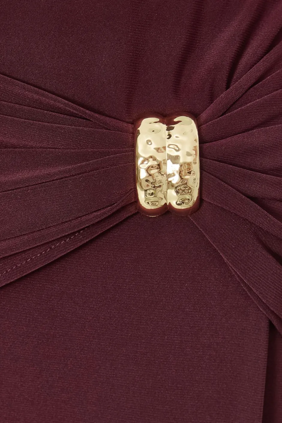 Quiz Buckle Wide Leg Trousers Plum New