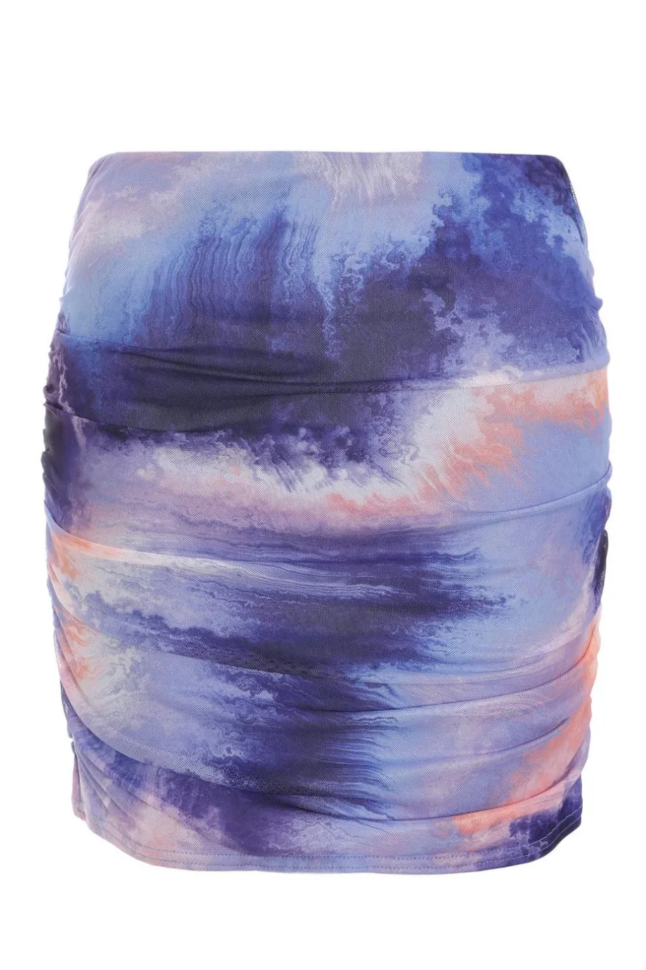 Quiz Purple Mesh Tie Dye Skirt Sale
