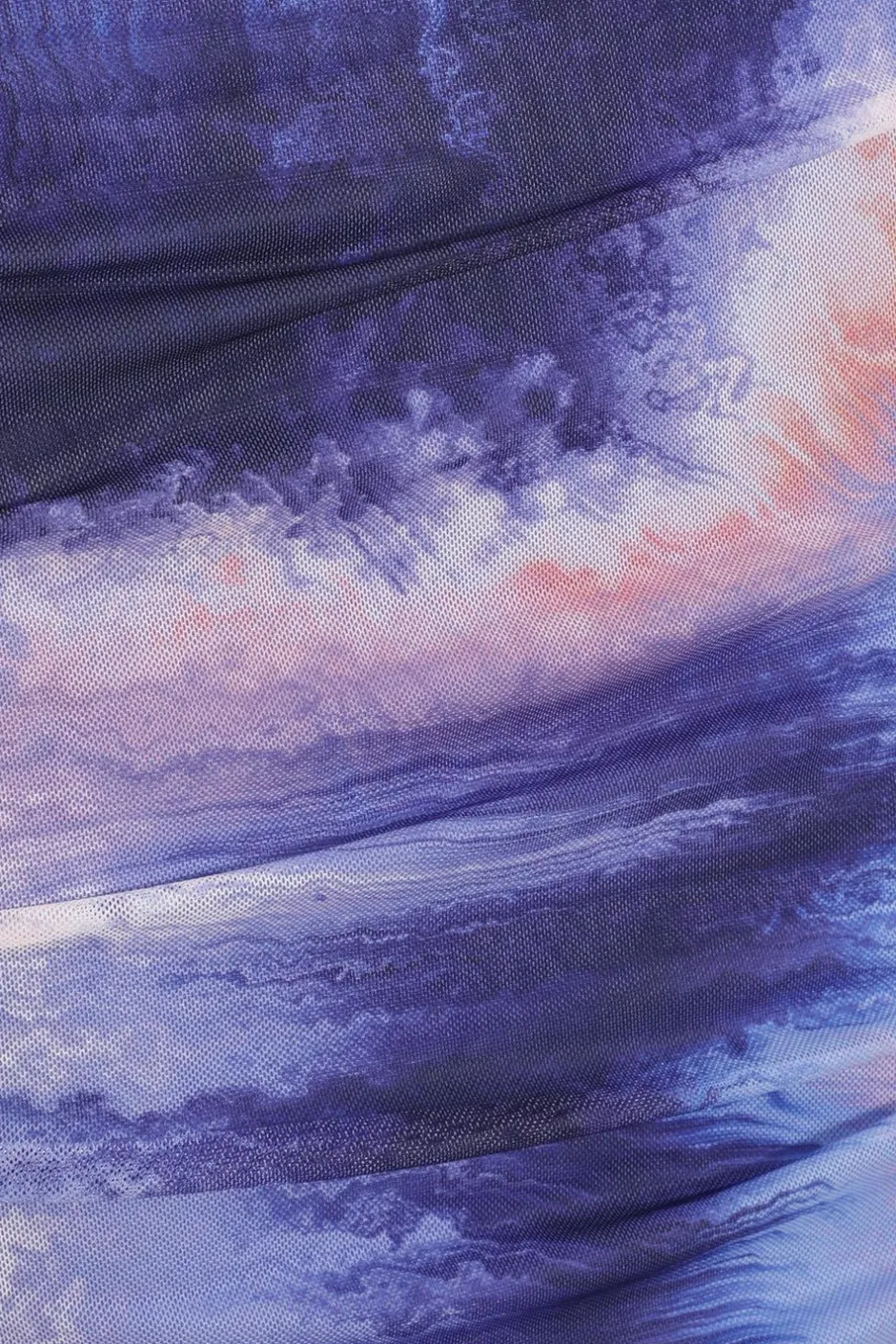 Quiz Purple Mesh Tie Dye Skirt Sale