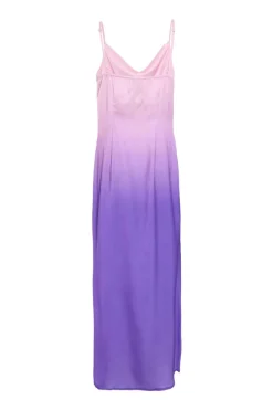 Quiz Purple Satin Ombre Slip Maxi Dress Online