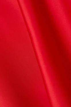 Quiz Asymmetric Midi Dress Red Clearance