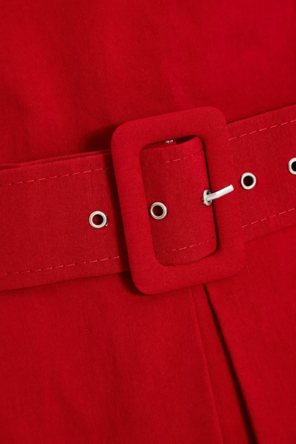 Quiz Red Bandeau Belted Playsuit Discount