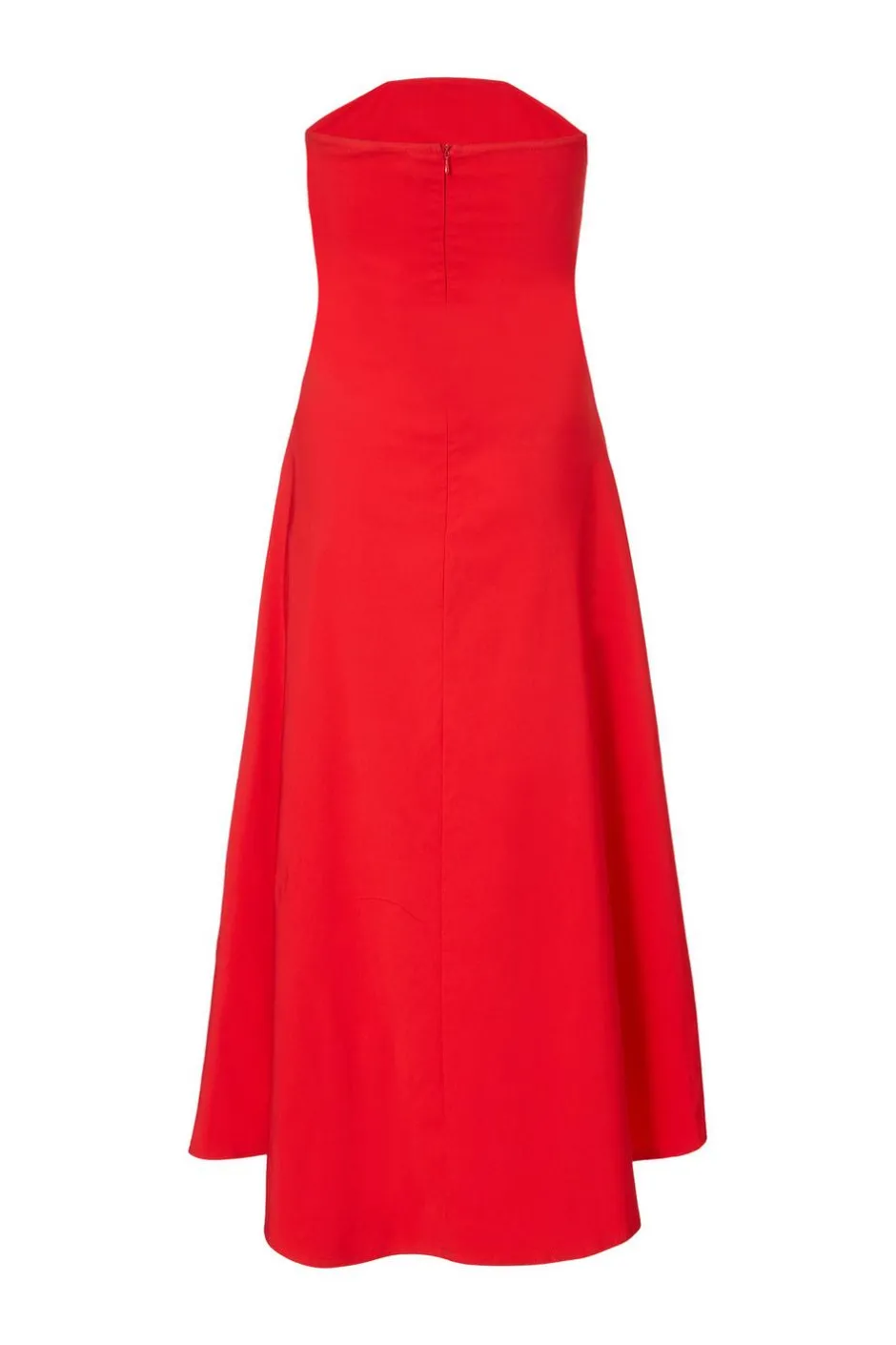 Quiz Bandeau Midi Dress Red Discount