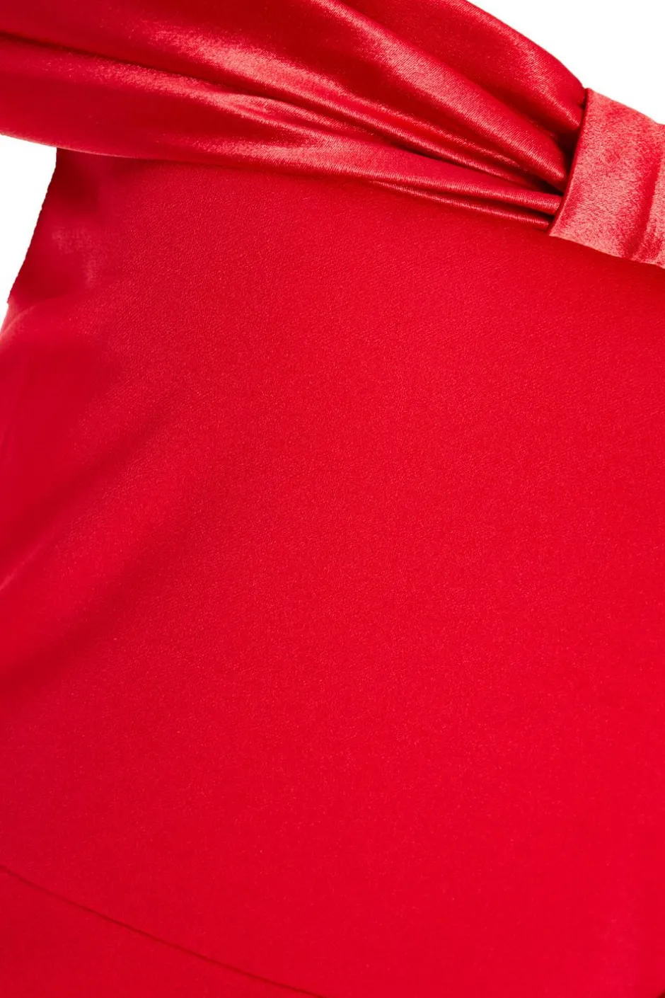 Quiz Red Bardot Ruched Maxi Dress Discount