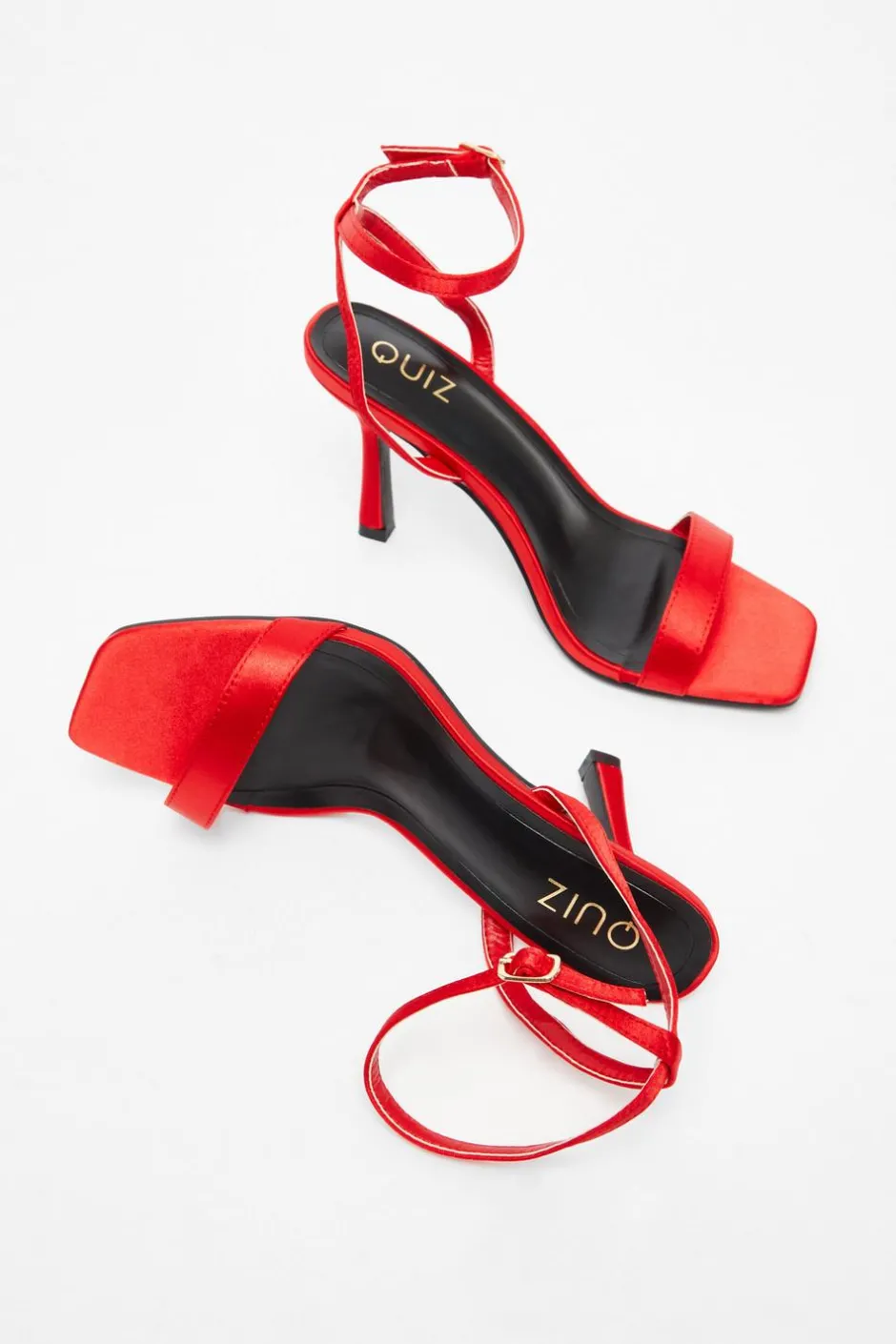 Quiz Barely There Heels Red Hot