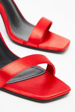 Quiz Barely There Heels Red Hot