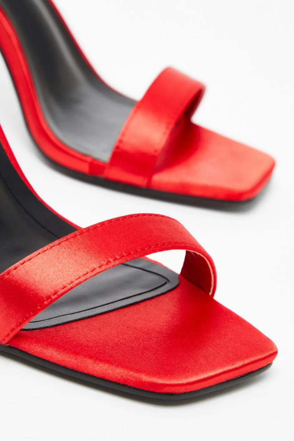 Quiz Barely There Heels Red Hot