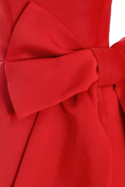 Quiz Red Bow Strapless Bodycon Dress Outlet