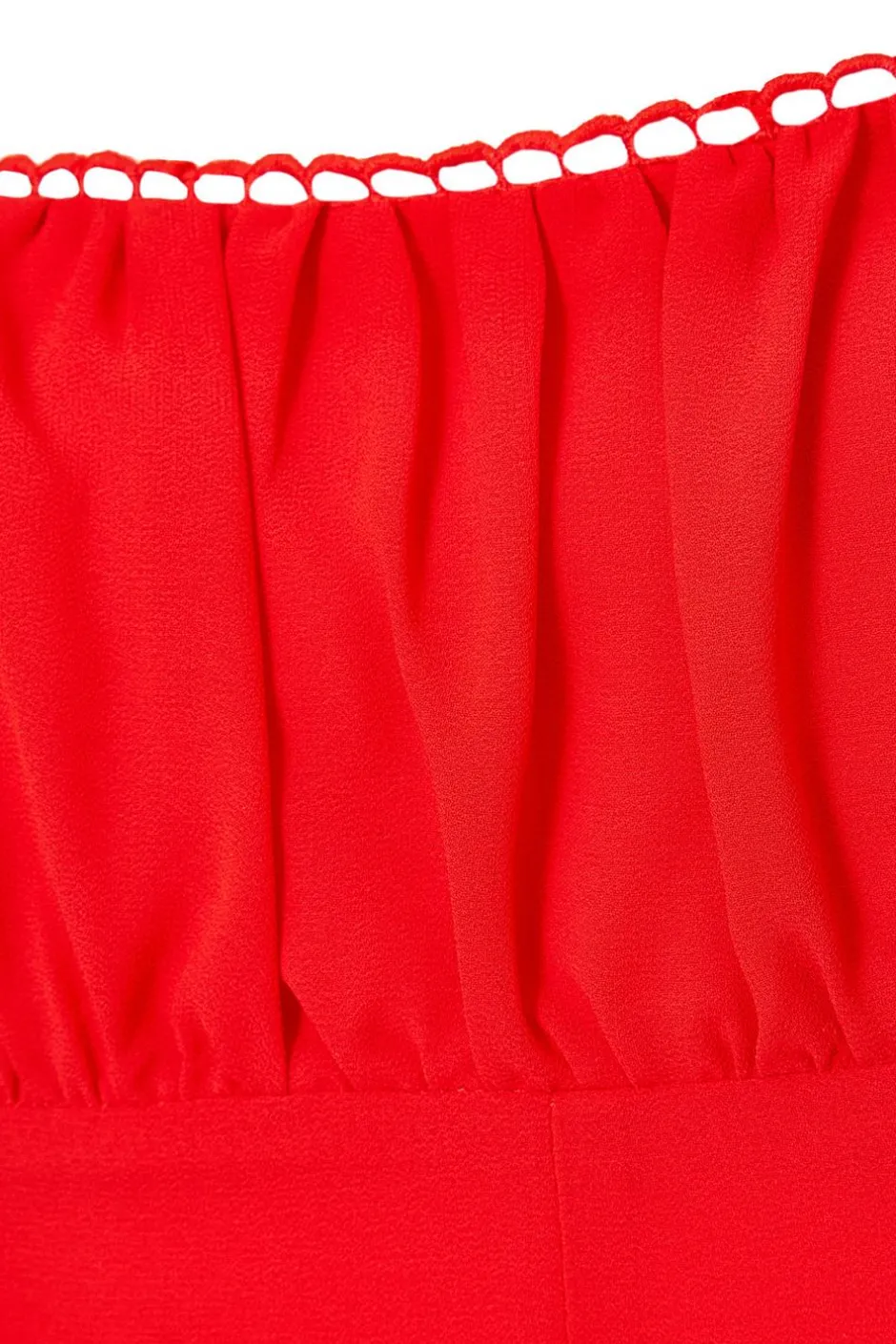 Quiz Red Chiffon Ruched Mini Dress Best