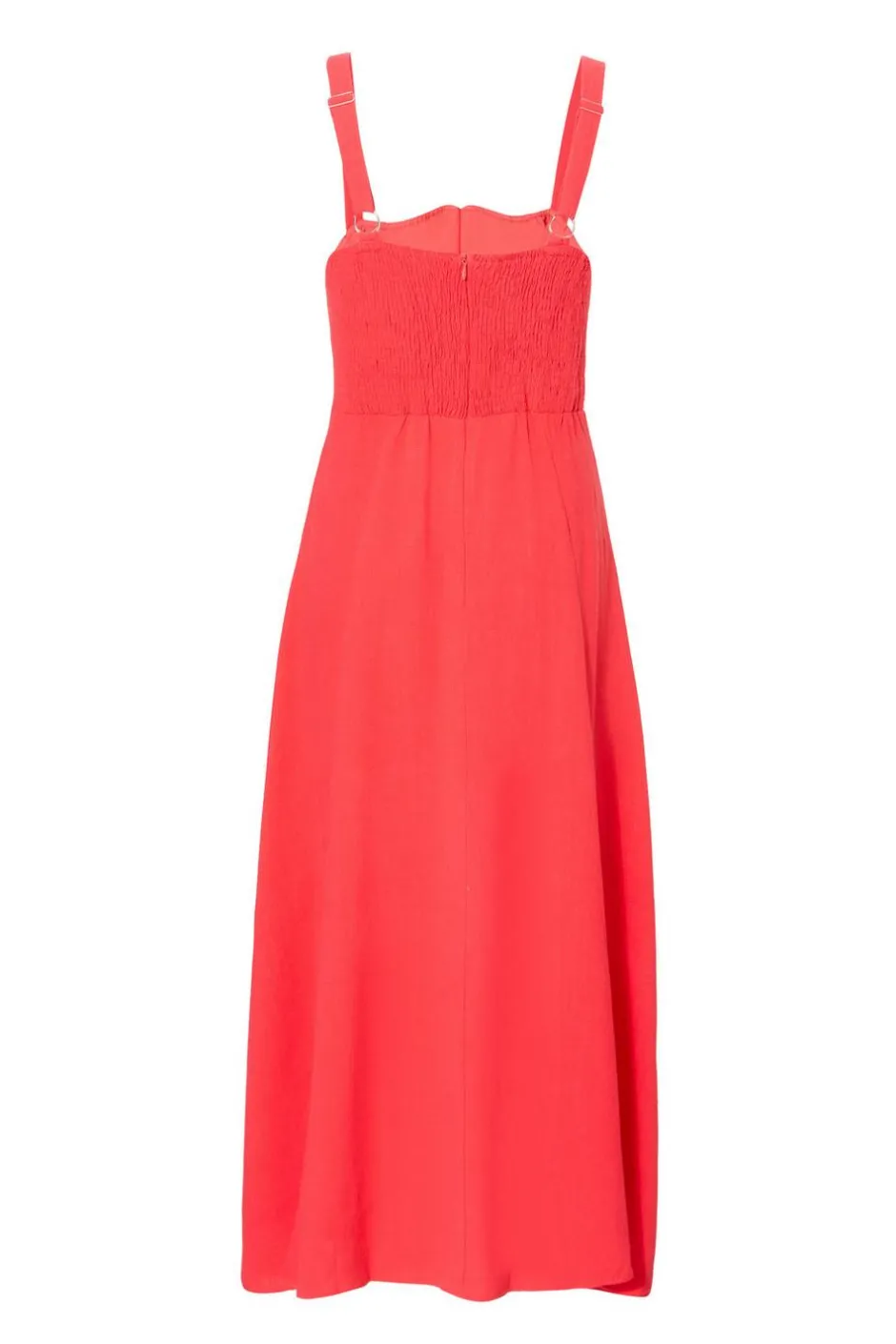 Quiz Red Corset Detail Midaxi Dress Clearance