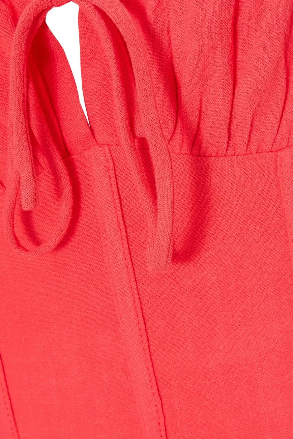 Quiz Red Corset Detail Midaxi Dress Clearance