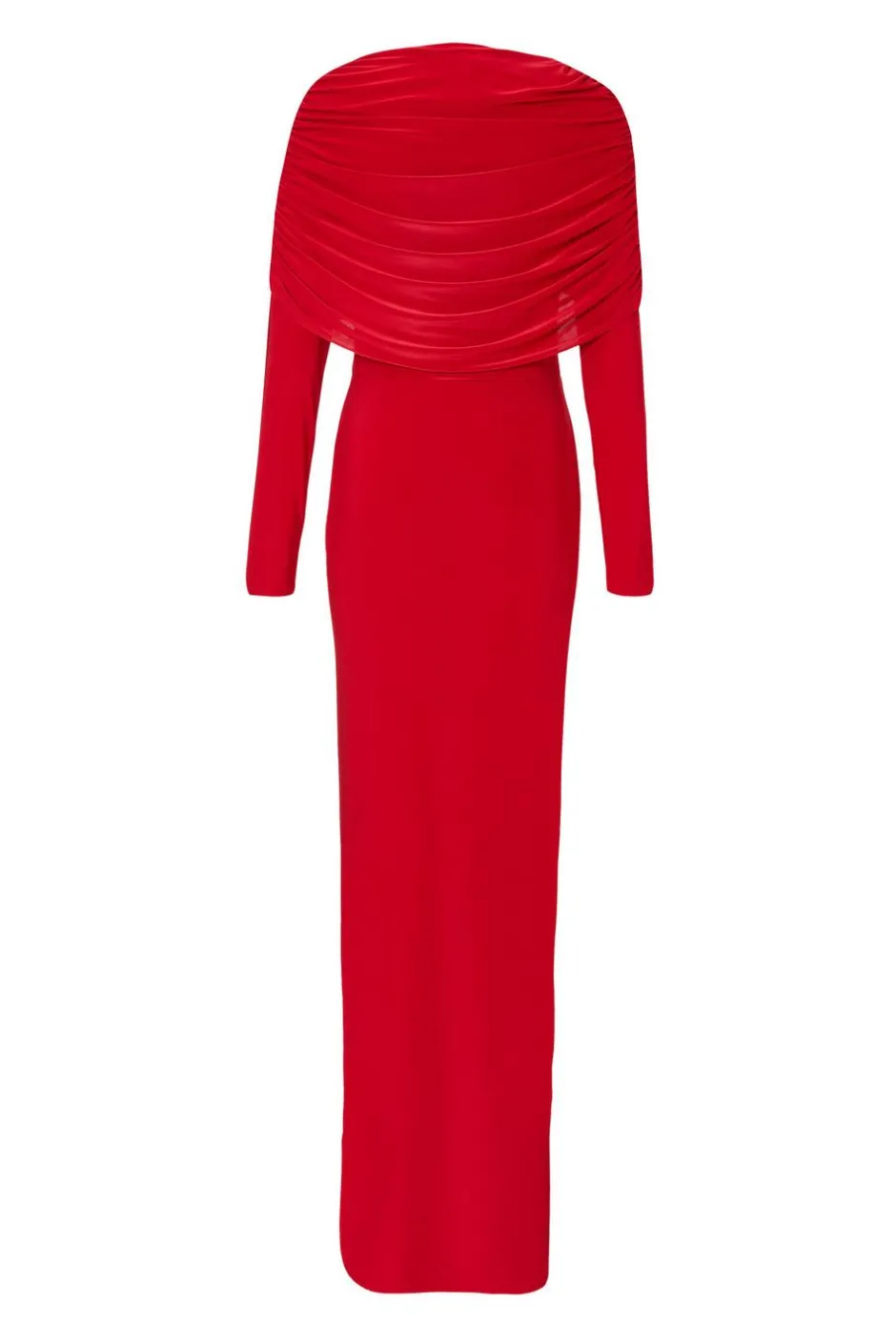 Quiz Draped Maxi Dress Red Clearance
