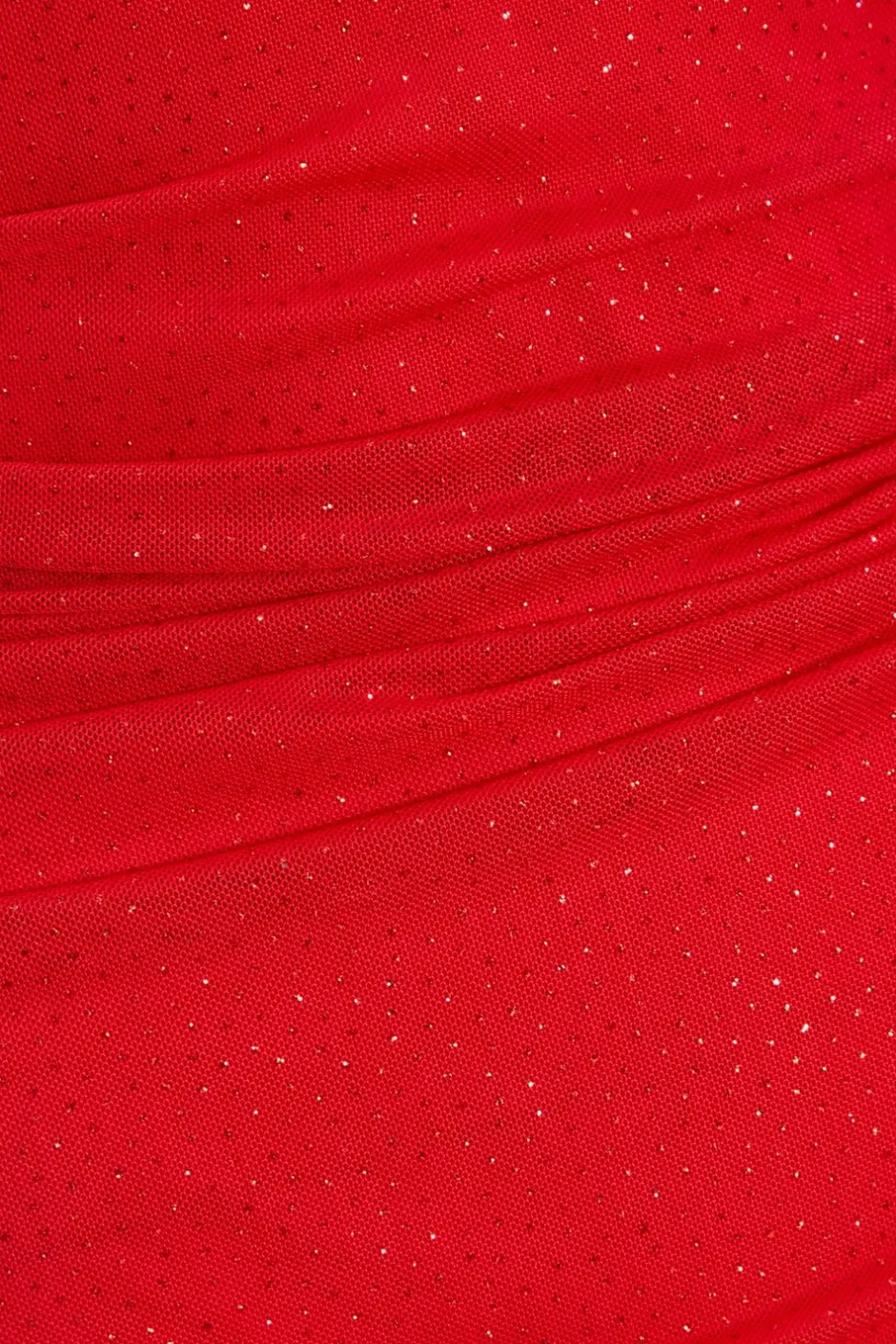 Quiz Glitter Mesh Midaxi Dress Red Online