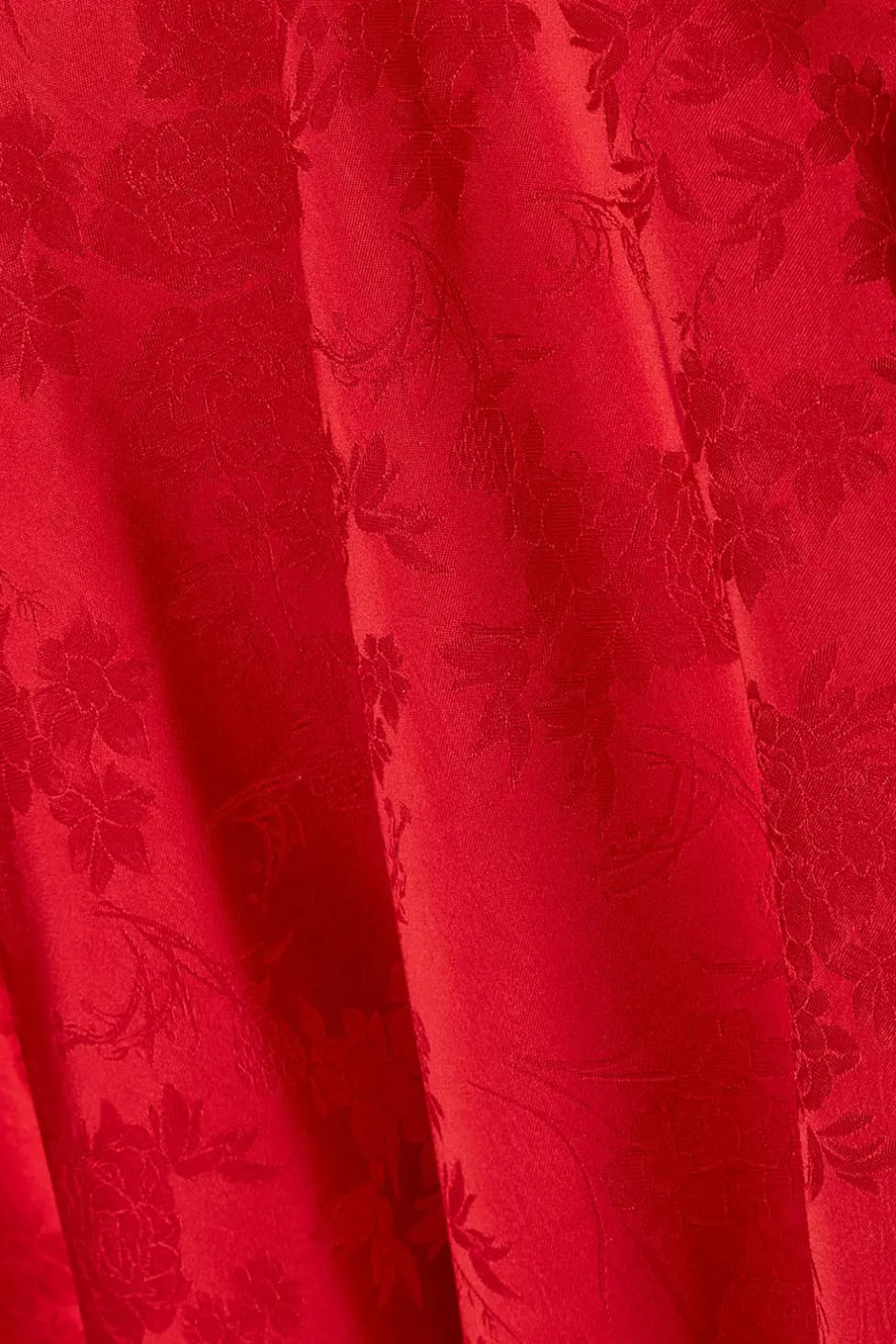 Quiz Satin Jacquard Mini Dress Red Best