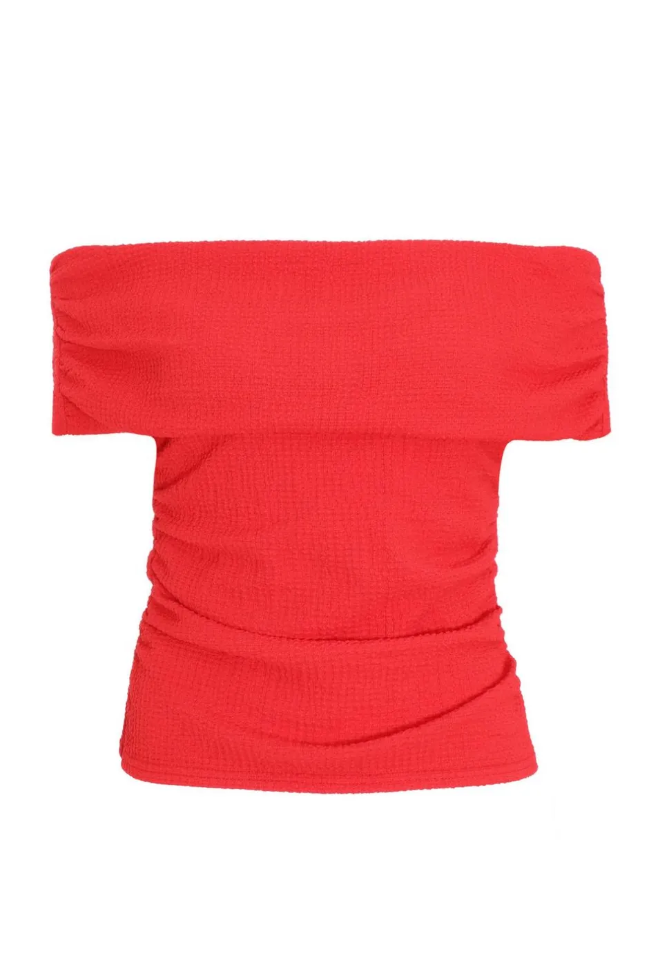 Quiz Textu Bardot Top Red Online