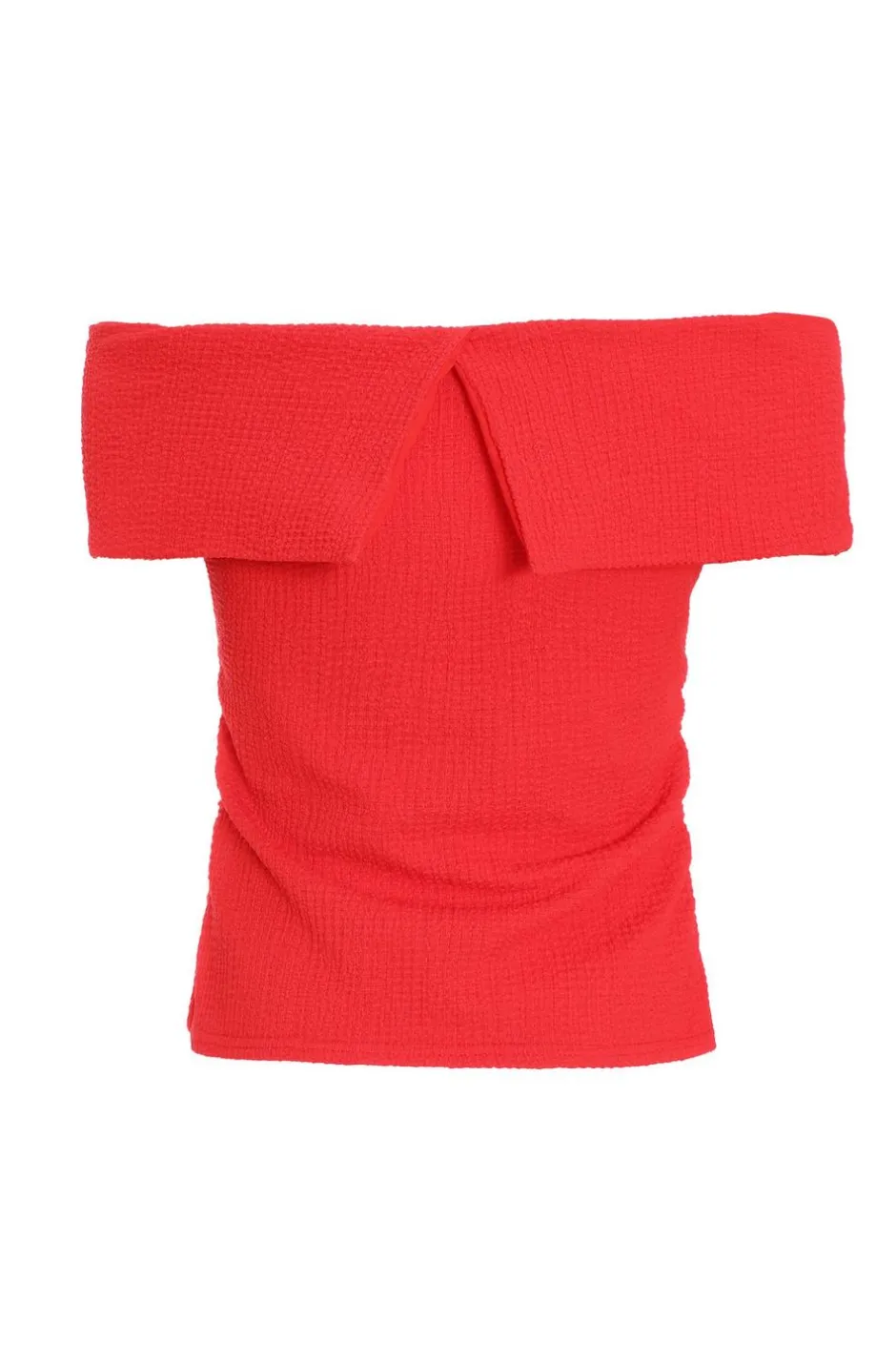 Quiz Textu Bardot Top Red Online