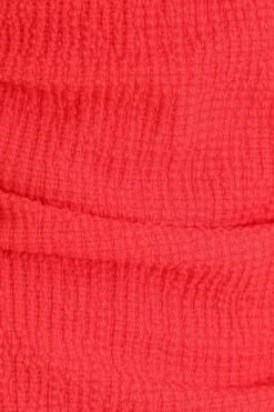 Quiz Textu Bardot Top Red Online