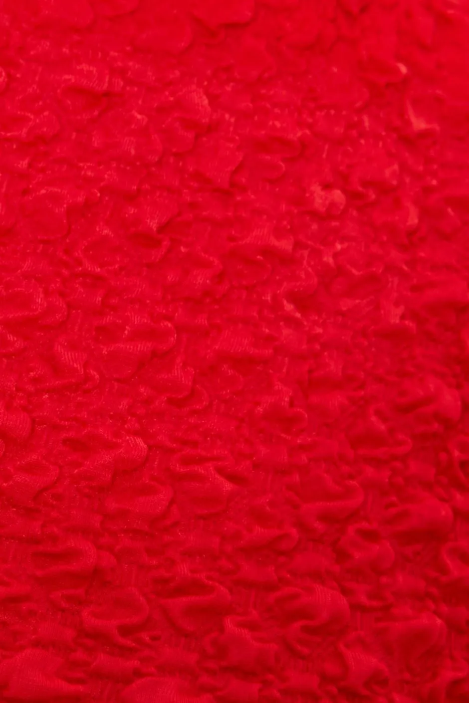Quiz Red Textured Crop Top Best