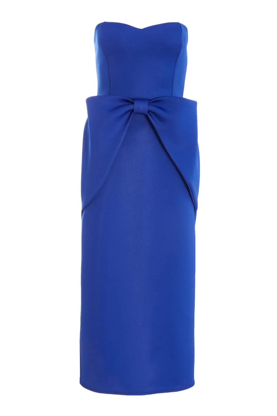 Quiz Royal Blue Bandeau Midaxi Dress Outlet