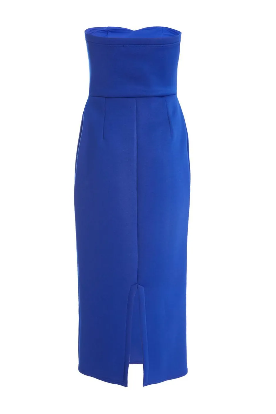 Quiz Royal Blue Bandeau Midaxi Dress Outlet