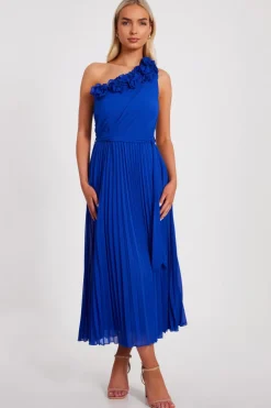 Quiz Royal Blue Chiffon Midaxi Dress Clearance