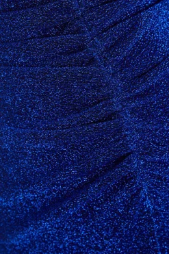 Quiz Royal Blue High Neck Midaxi Dress Hot