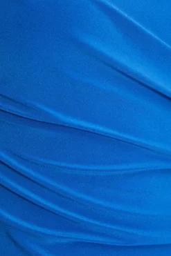 Quiz Ruched Playsuit Royal Blue New