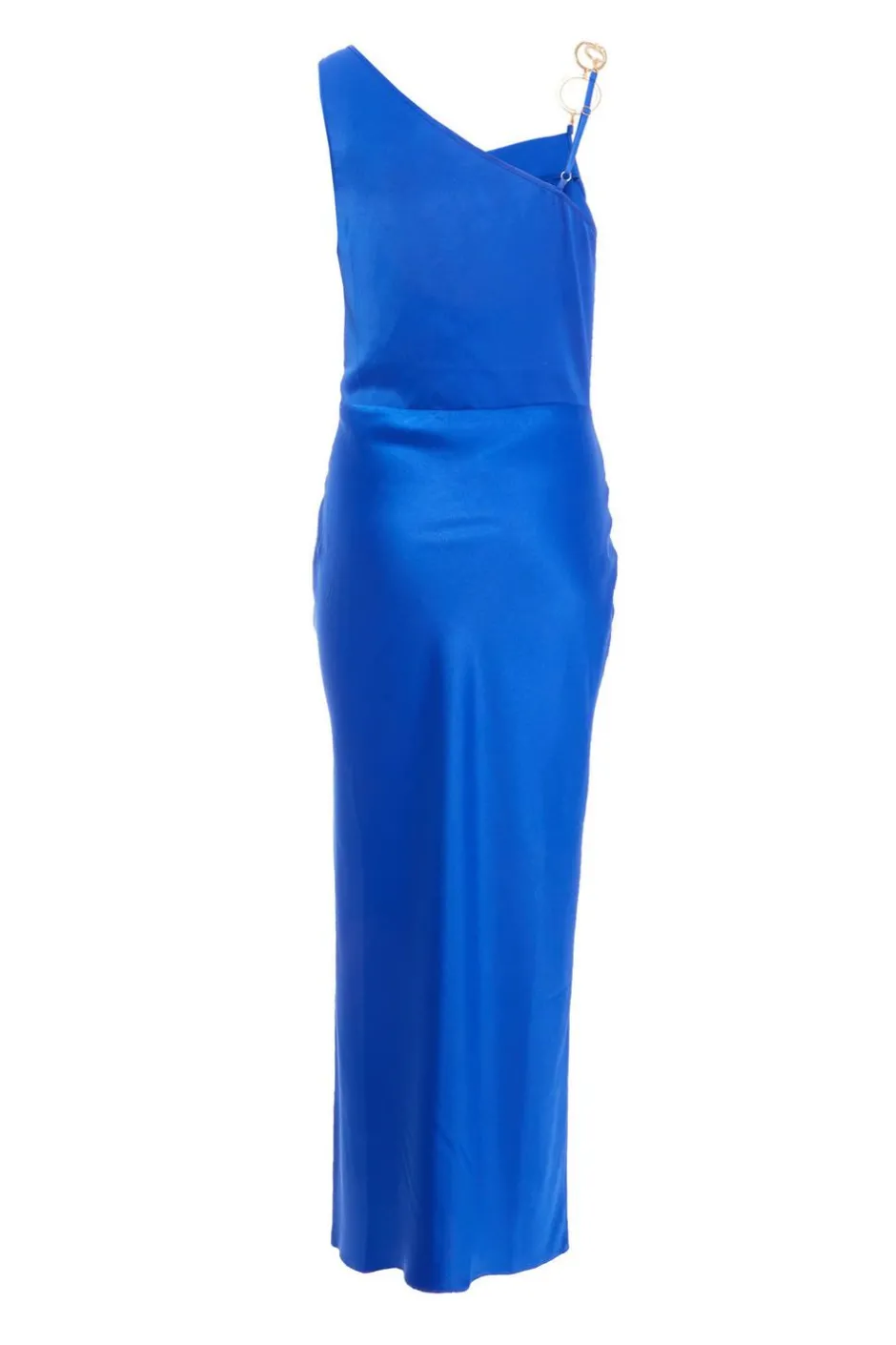 Quiz Satin Cowl Neck Midaxi Dress Royal Blue Best