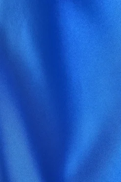 Quiz Royal Blue Satin Vest Top Sale