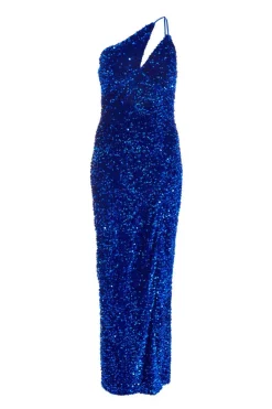 Quiz Sequin Maxi Dress Royal Blue Best