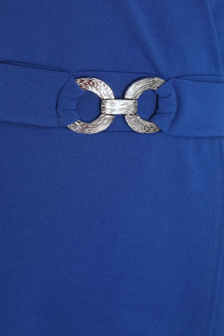 Quiz Royal Blue Wrap Frill Sleeve Midi Dress Outlet